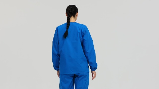 Amazon.com: Landau Scrub Zone Relaxed Fit 2-Pocket Snap-Front